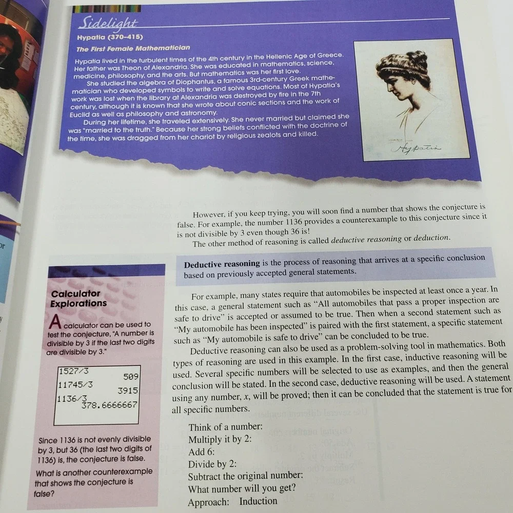 Mathematics in Our World with MathZone by Allan Bluman 2005 Hardcover Textbook